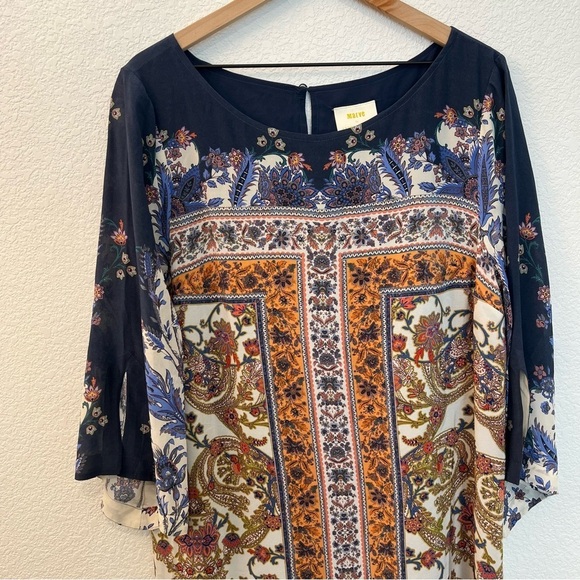 NWT Anthropologie Maeve Silk Barcelona Tunic Dress- Size 16 - Picture 9 of 16